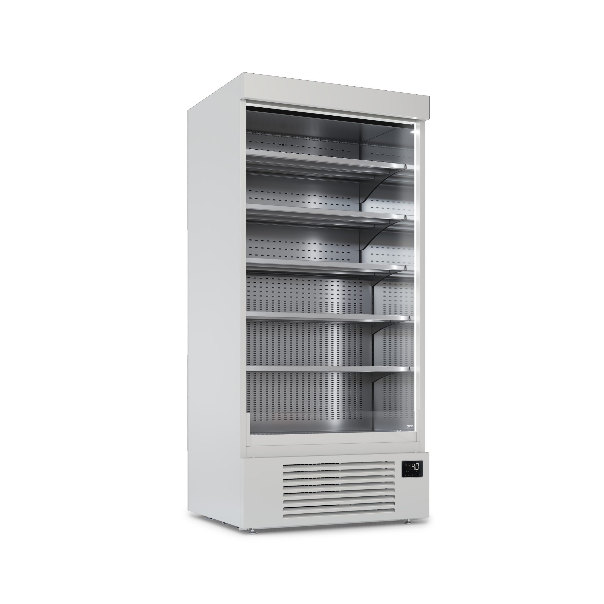 GG1 open verticale refrigerato. Esterno RAL 7044 interno RAL 9005