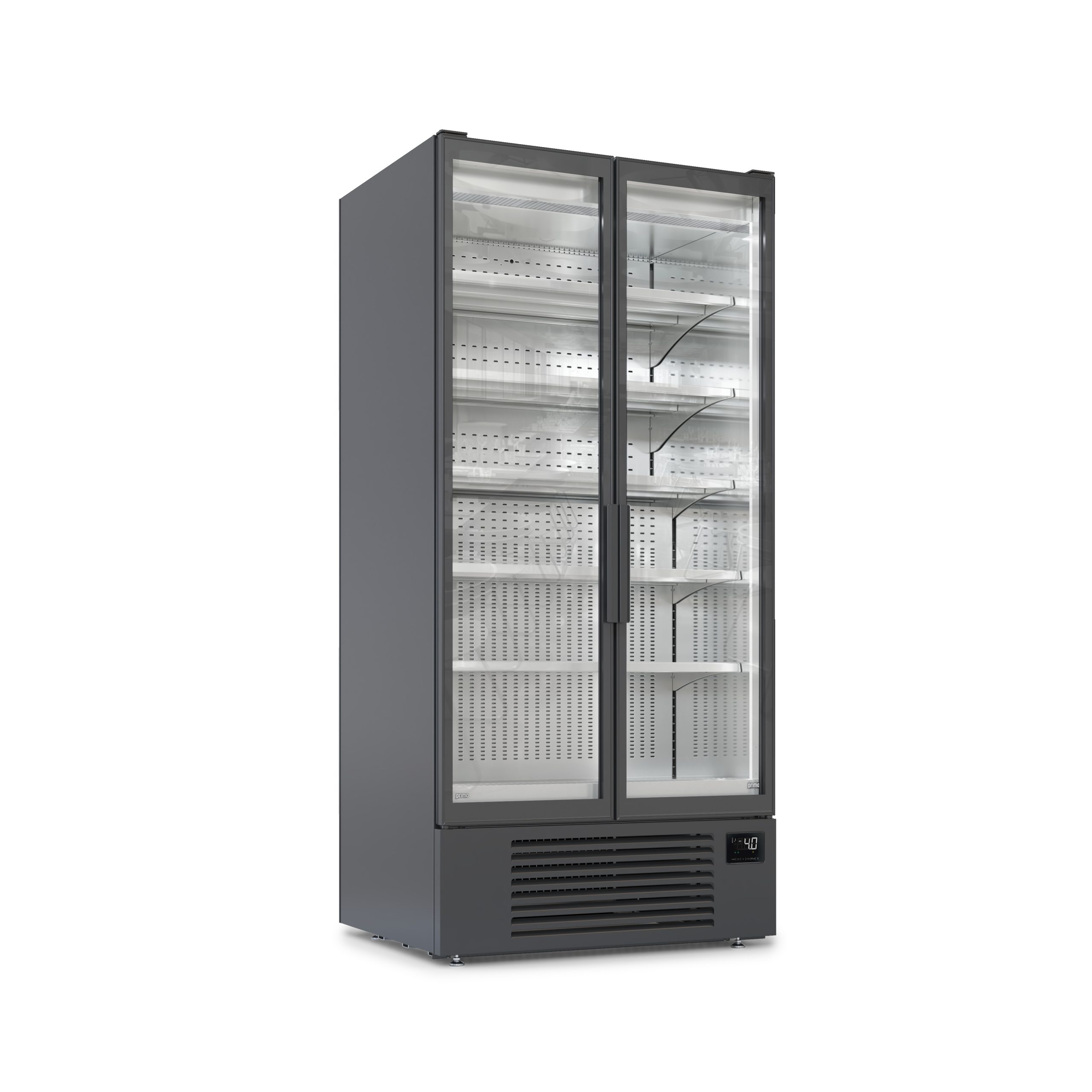 Verticale refrigerato GG1 door. Esterno RAL 9005 interno RAL 7044