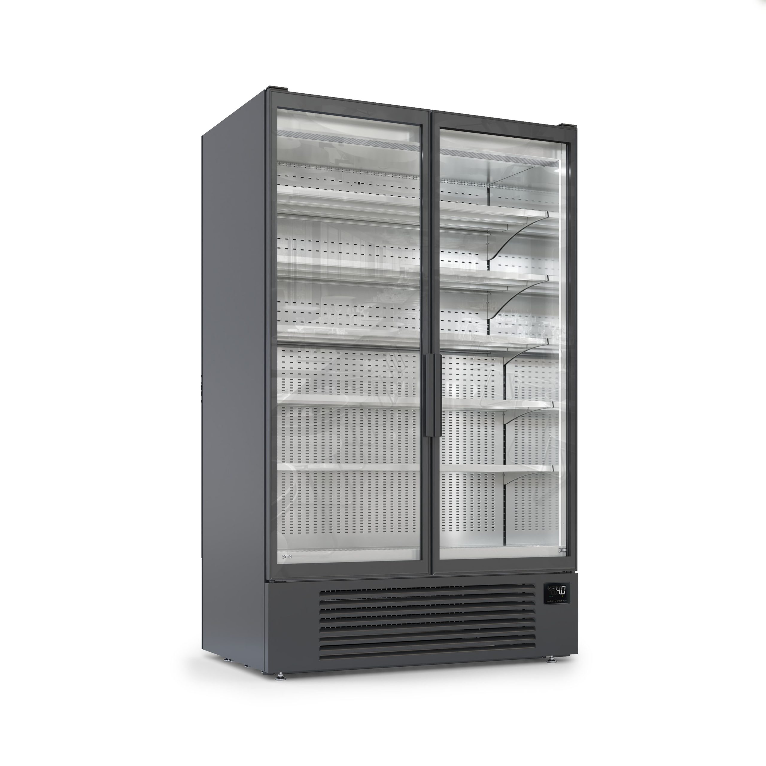 Verticale refrigerato GG1 door. Esterno RAL 9005 interno RAL 7044