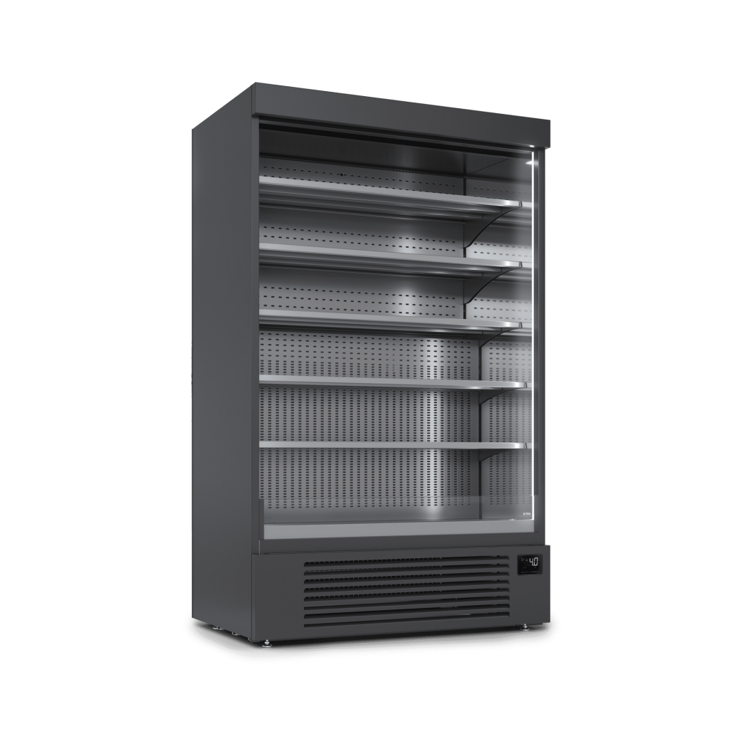 GG1 open verticale refrigerato. Esterno RAL 9005 interno RAL 9005