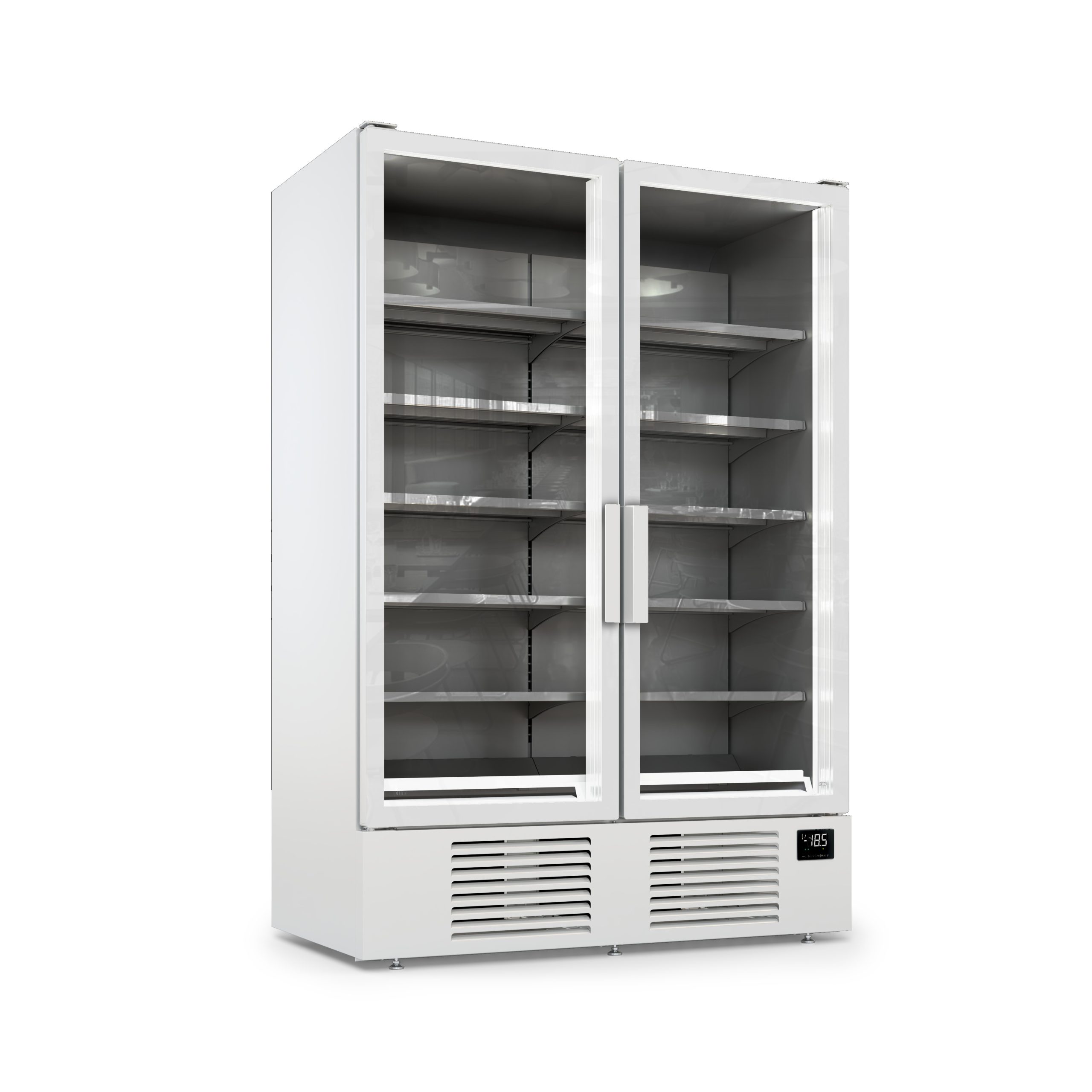 GG2 verticale refrigerato. Esterno RAL 7044 interno RAL 9005